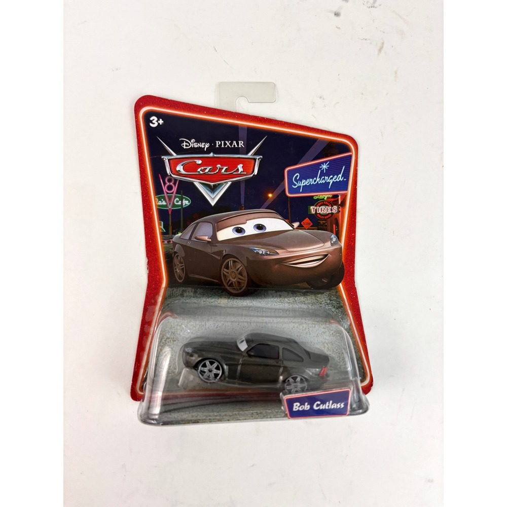 2007 Disney Pixar Cars Bob Cutlass L4149 Supercharged First Release Sealed